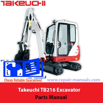 tb216 excavator|takeuchi tb216 parts.